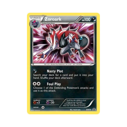 Pokemon TCG Zoroark P Black & White Promos (English Ver.)