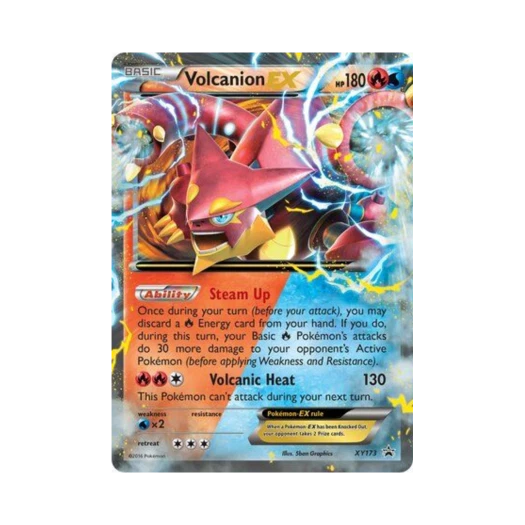 포켓몬 TCG 볼케니온 EX P XY 프로모 카드 (영문판)