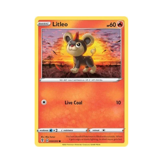 포켓몬 TCG 레오꼬 C 이볼빙 스카이즈 (영문판)