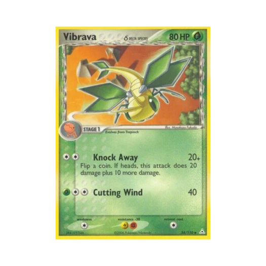 포켓몬 TCG 비브라바 U EX 홀론 팬텀 (영문판)