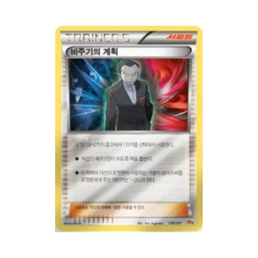 Pokemon TCG Giovanni's Scheme ex x M x Break Premium Champion Pack (Korean Ver.)