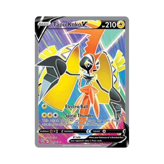포켓몬 TCG 카푸꼬꼬꼭 V RU 배틀 스타일즈 (영문판)