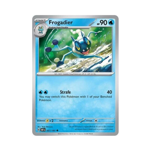 포켓몬 TCG 개굴반장 U 옵시디언 플레임즈 (영문판) 카드 이미지