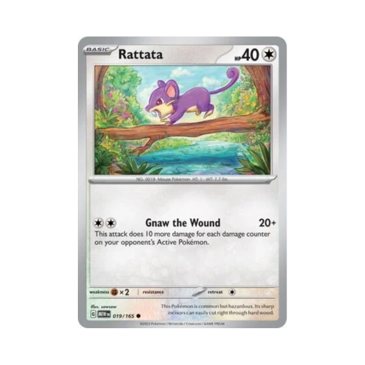 Pokemon TCG Rattata C Scarlet & Violet 151 (English Ver.)