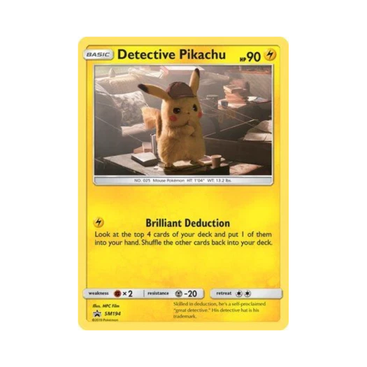 Pokemon TCG Detective Pikachu P Sun & Moon Promos (English Ver.)
