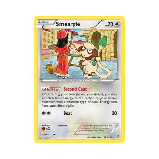 Pokemon TCG Smeargle R BREAKthrough (English Ver.)