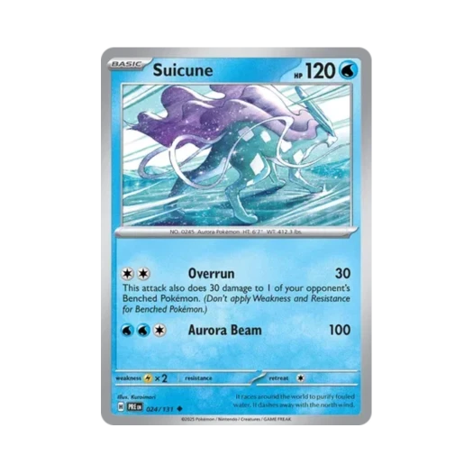 포켓몬 TCG 스이쿤 U 프리즈매틱 에볼루션즈 (영문판) 카드 이미지