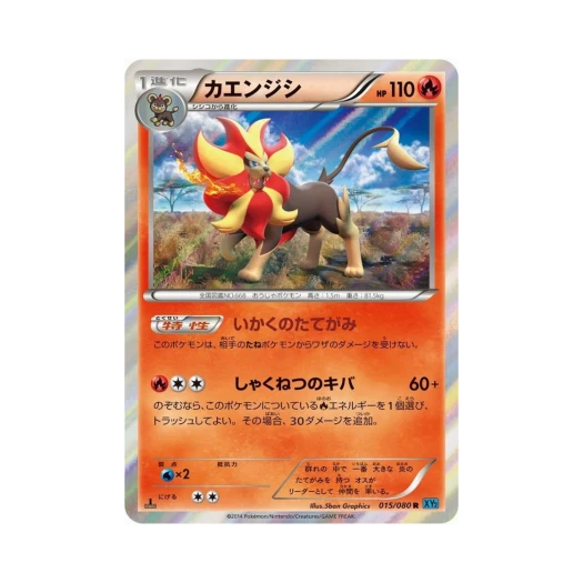 포켓몬 TCG 화염레오 R 와일드 블레이즈 퍼스트 에디션 (일어판)