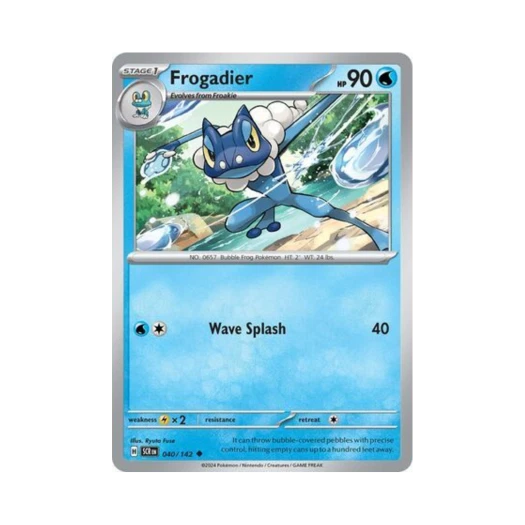 Pokemon TCG Frogadier U Stellar Crown (English Ver.)