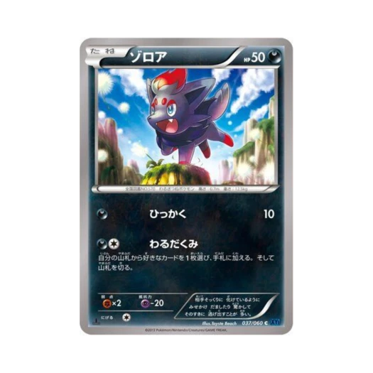 Pokemon TCG Zorua C Collection X 1st Edition (Japanese Ver.)