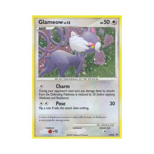 Pokemon TCG Glameow P Diamond & Pearl Promos (English Ver.)