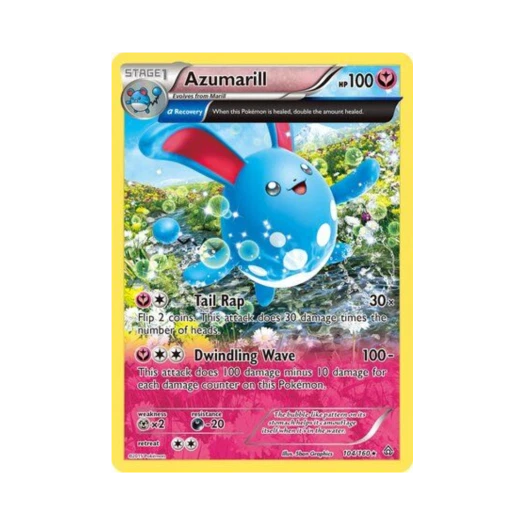 Pokemon TCG Azumarill RH Primal Clash (English Ver.)