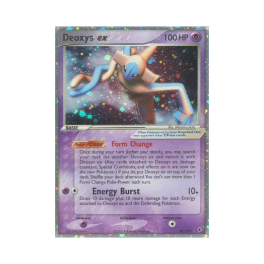 포켓몬 TCG 테오키스 ex RHe EX 테오키스 (영문판)