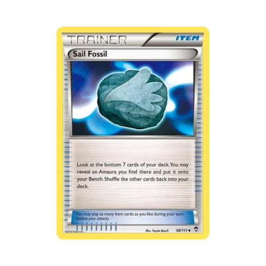 포켓몬 TCG 지느러미화석 U 퓨리어스 피스트 (영문판)