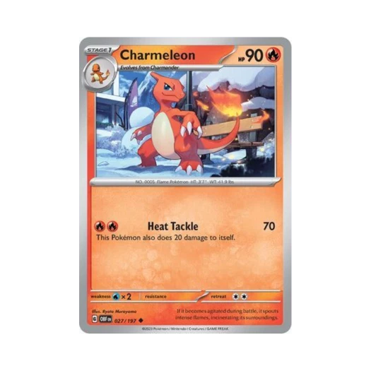 Pokemon TCG Charmeleon U Obsidian Flames (English Ver.)
