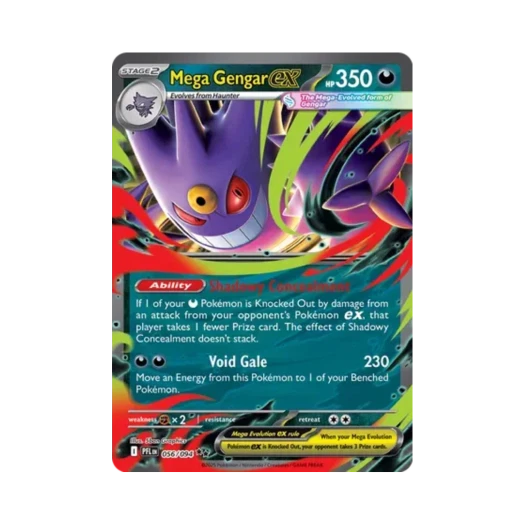 포켓몬 TCG 메가 팬텀 ex DR 판타스말 플레임즈 (영문판)