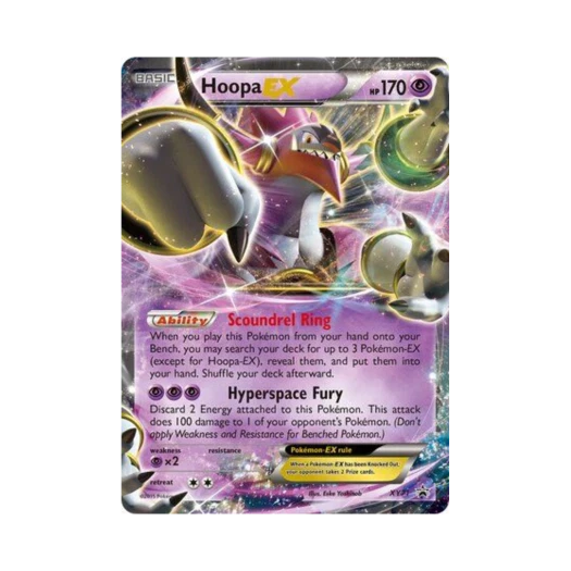 포켓몬 TCG 후파 EX P XY 프로모 카드 (영문판)