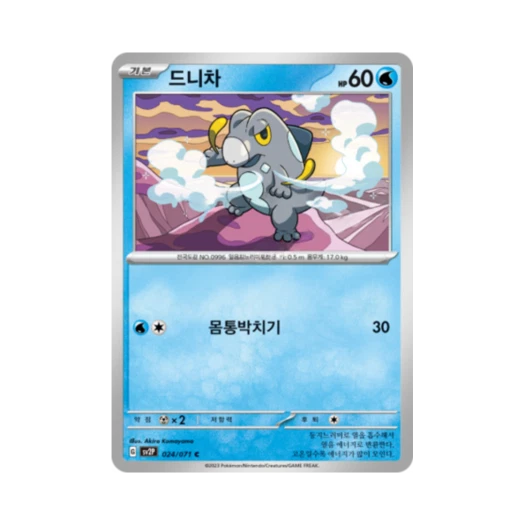 포켓몬 TCG 드니차 C 스노해저드 (한글판)