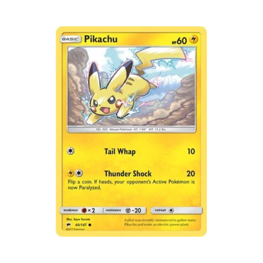 포켓몬 TCG 피카츄 C 버닝 쉐도우 (영문판)