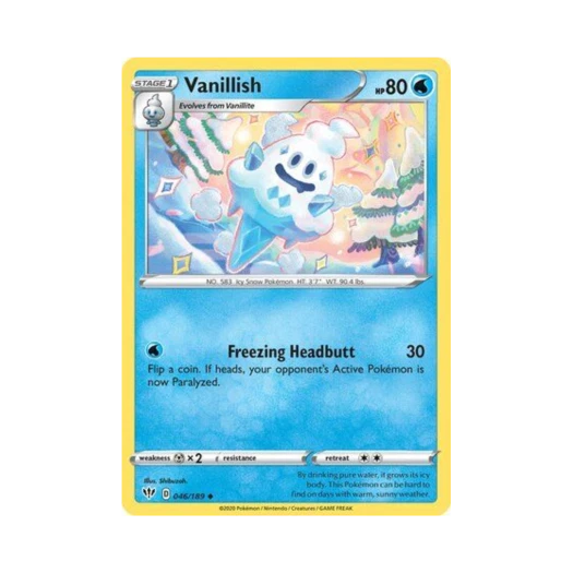 포켓몬 TCG 바닐리치 U 다크니스 어블레이즈 (영문판)