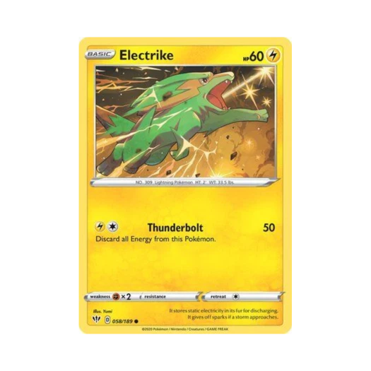 포켓몬 TCG 썬더라이 C 다크니스 어블레이즈 (영문판)