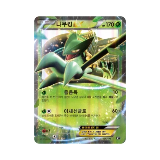 Pokemon TCG Sceptile ex RR THE BEST OF XY (Korean Ver.)