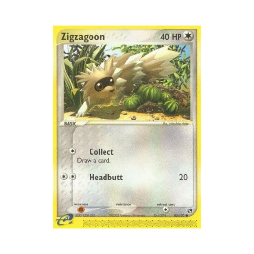 포켓몬 TCG 지그제구리 C EX 샌드스톰 (영문판)