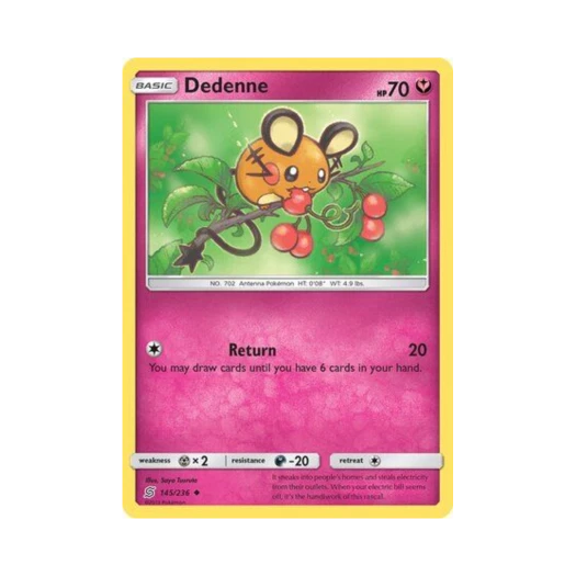 포켓몬 TCG 데덴네 U 유니파이드 마인즈 (영문판)