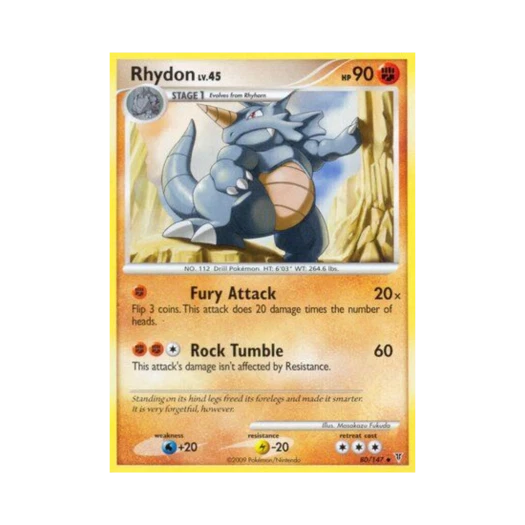 Pokemon TCG Rhydon U Supreme Victors (English Ver.)