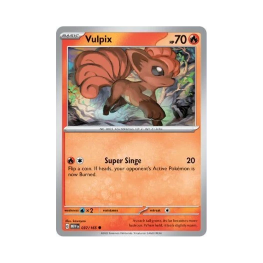 Pokemon TCG Vulpix C Scarlet & Violet 151 (English Ver.)