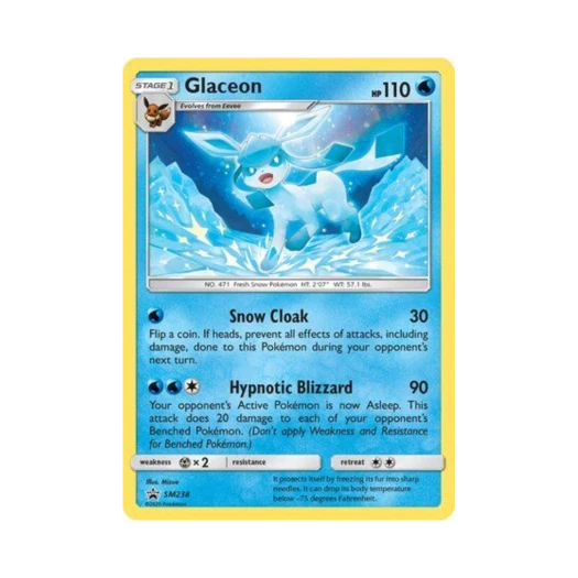 포켓몬 TCG 글레이시아 P 썬 & 문 프로모카드 (영문판)