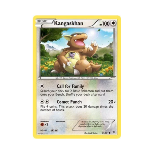 포켓몬 TCG 캥카 C 플라스마 블라스트 (영문판)