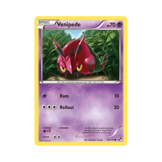 포켓몬 TCG 마디네 C 블랙 & 화이트 (영문판)