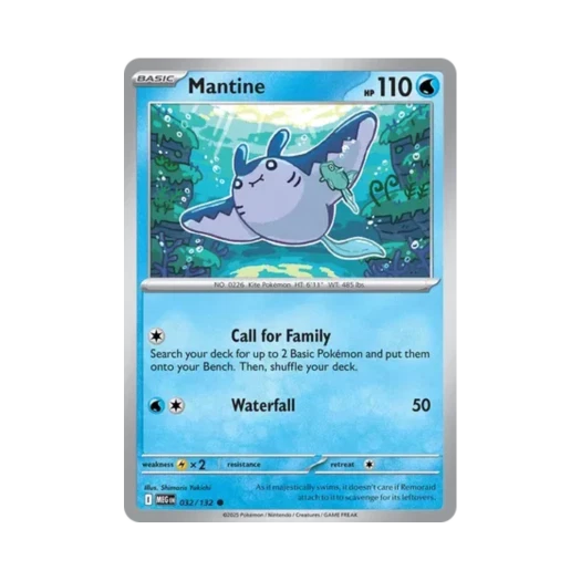 Pokemon TCG Mantine C Mega Evolution (English Ver.)