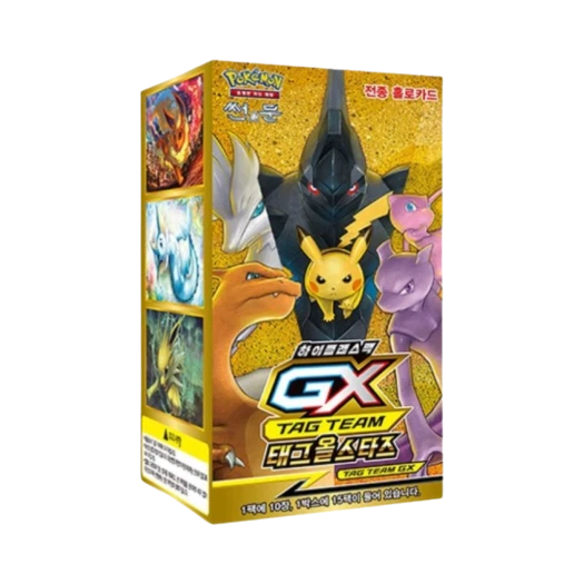 포켓몬 TCG 썬&문 하이클래스 팩 태그 팀 GX 태그 올스타즈 박스 (15팩/한글판)
