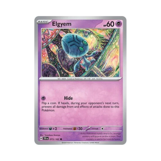 Pokemon TCG Elgyem C Temporal Forces (English Ver.)