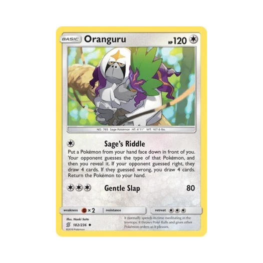 Pokemon TCG Oranguru U Unified Minds (English Ver.)