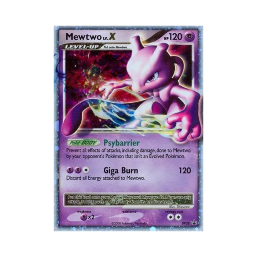 Pokemon TCG Mewtwo LV.X P Diamond & Pearl Promos (English Ver.)