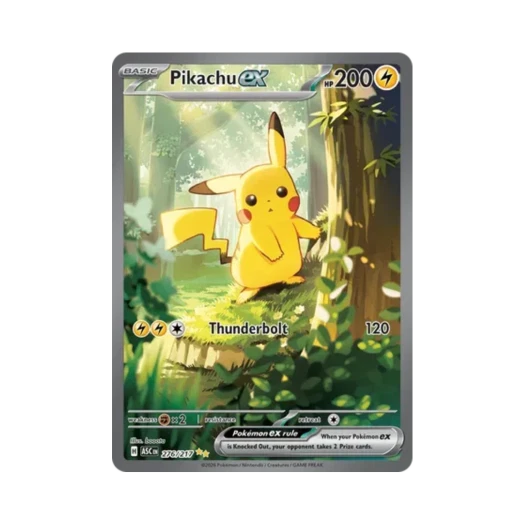 포켓몬 TCG 피카츄 ex SIR 메가 에볼루션 어센드 히어로즈 (영문판)