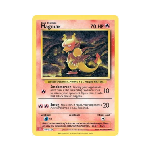 포켓몬 TCG 마그마 포켓몬 TCG 클래식 (영문판)