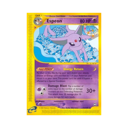 포켓몬 TCG 에브이 R 아쿠아폴리스 (영문판)