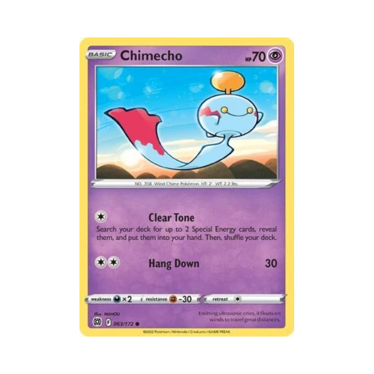 Pokemon TCG Chimecho C Brilliant Stars (English Ver.)