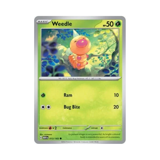 Pokemon TCG Weedle C Scarlet & Violet 151 (English Ver.)