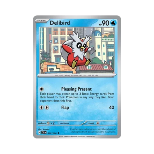 포켓몬 TCG 딜리버드 U 카오스 라이징 (영문판) 카드 이미지