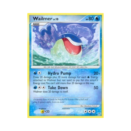 Pokemon TCG Wailmer U Supreme Victors (English Ver.)