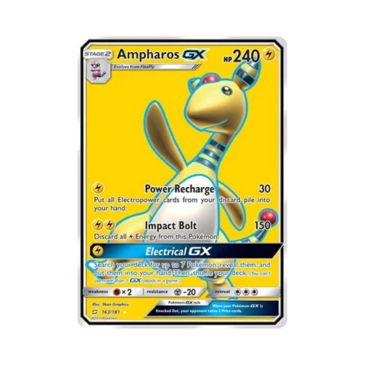 Pokemon TCG Ampharos GX RU Team Up (English Ver.)