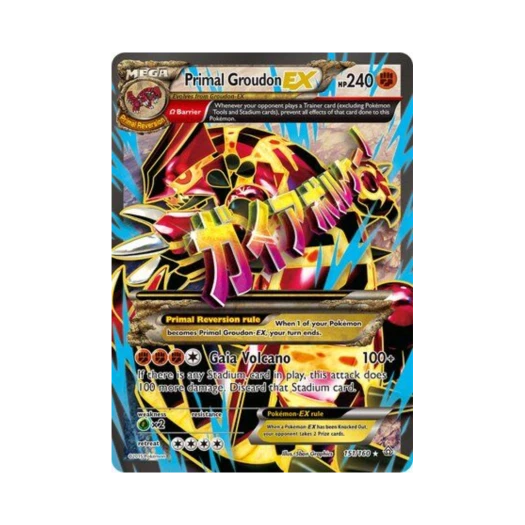 포켓몬 TCG 원시 그란돈 EX RU 프라이멀 크래시 (영문판)