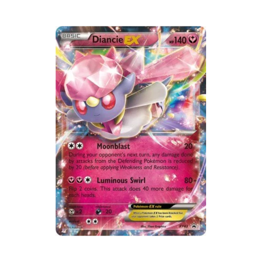 포켓몬 TCG 디안시 EX P XY 프로모 카드 (영문판)