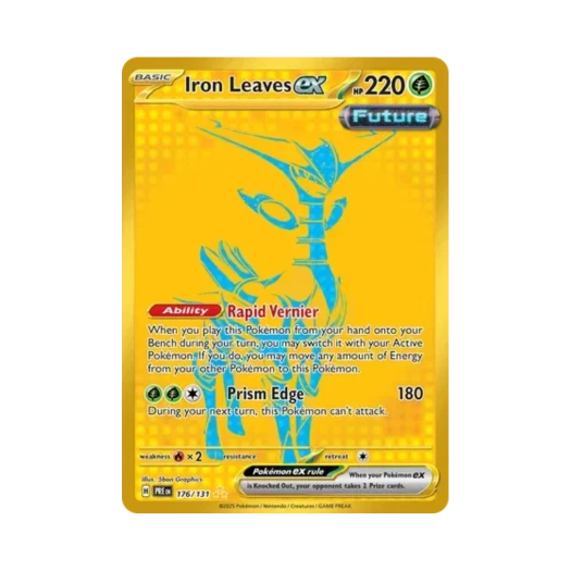 Pokemon TCG Iron Leaves ex HR Prismatic Evolutions (English Ver.)