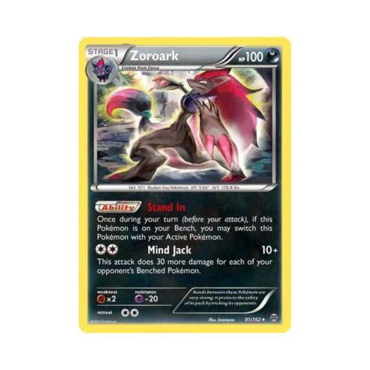 Pokemon TCG Zoroark RH BREAKthrough (English Ver.)